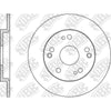 NIBK RN1599 Rear Rotors For Honda