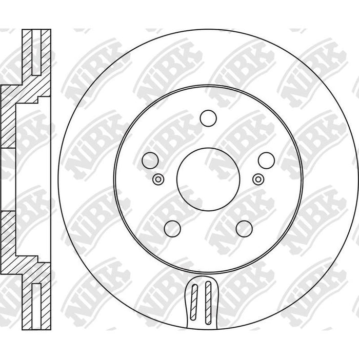 NIBK-RN1617V 296mm x 28min HAT OD 155MM ***FOR ALPHARD/VELLFIRE MOSTLY***