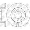 NIBK RN1656V Rear Rotors For Hyundai