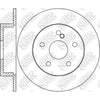 NIBK RN1708 Rear Rotors For Mercedes-benz