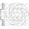 NIBK RN1733DSET Front Rotors For Land Rover