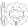 NIBK RN1750V Front Rotors For Ford Mazda Volkswagen