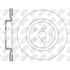NIBK RN2169V Front Rotors For Subaru