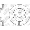 NIBK RN22004V Front Rotors For Nissan