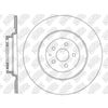 NIBK RN2237 Rear Rotors For Mazda