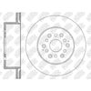 NIBK RN2249V Rear Rotors For Toyota GranAce Hiace