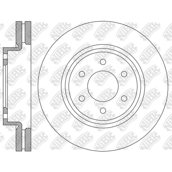 NIBK-RN2430V 311mm x 34min