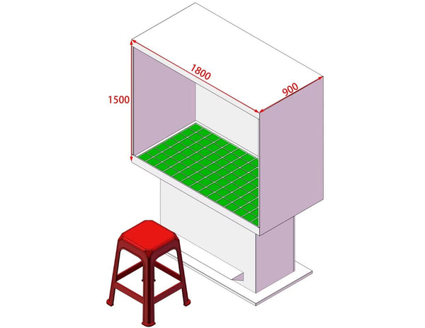 GUBOT PQA200 PAINT SPRAY BOOTH