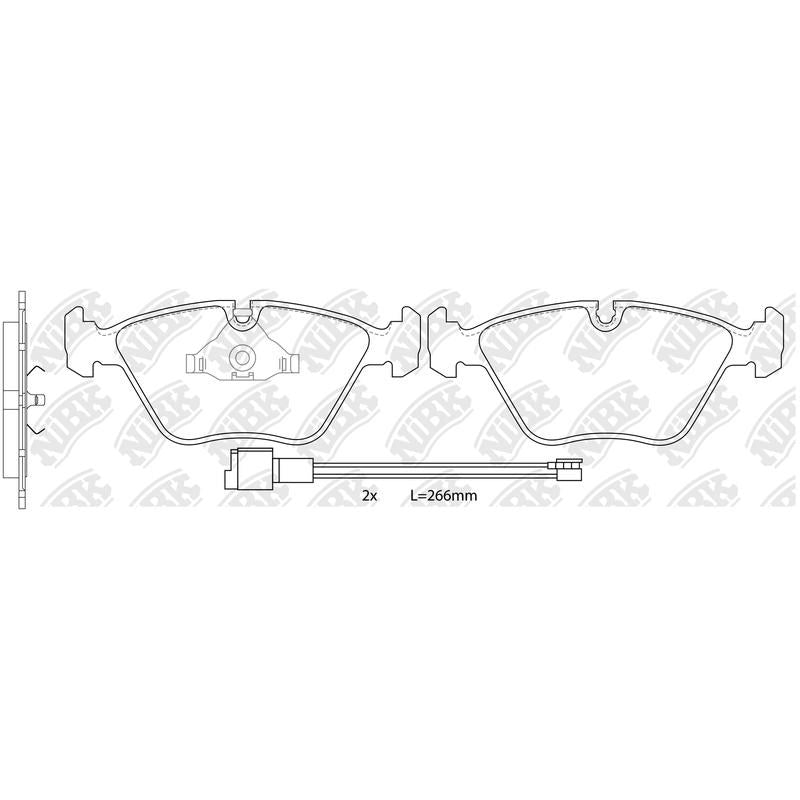 NIBK Pads PN0012W