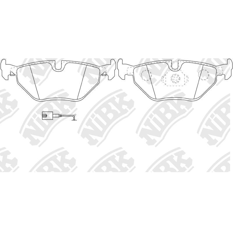 NIBK Pads PN0028W
