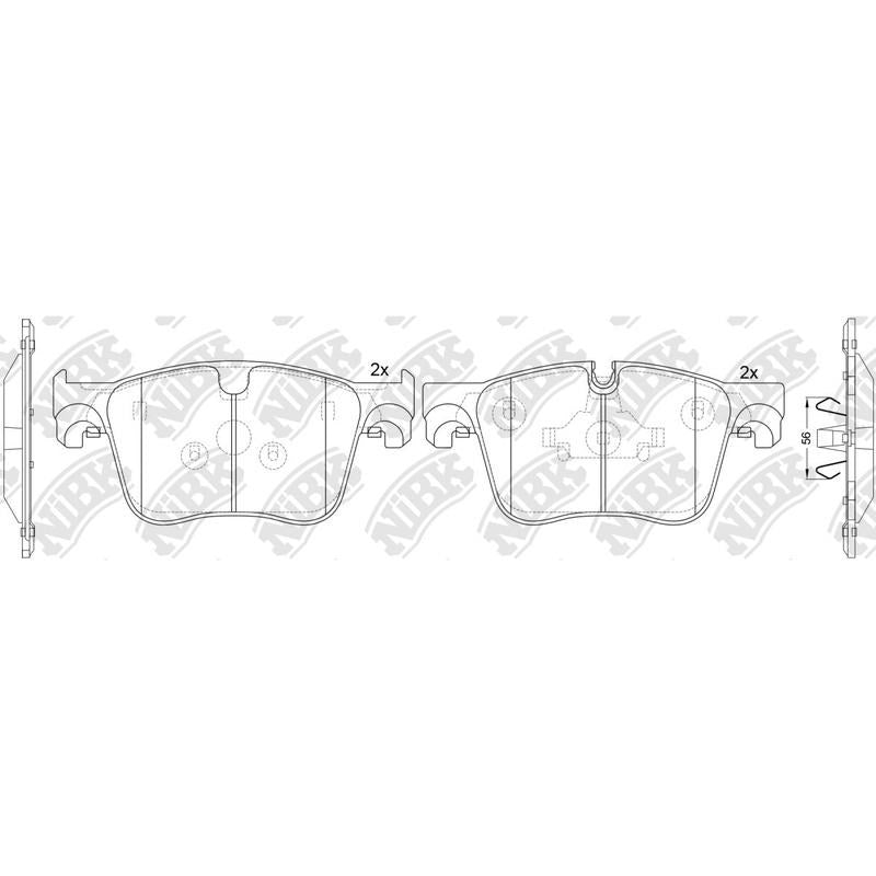 NIBK Pads PN0045