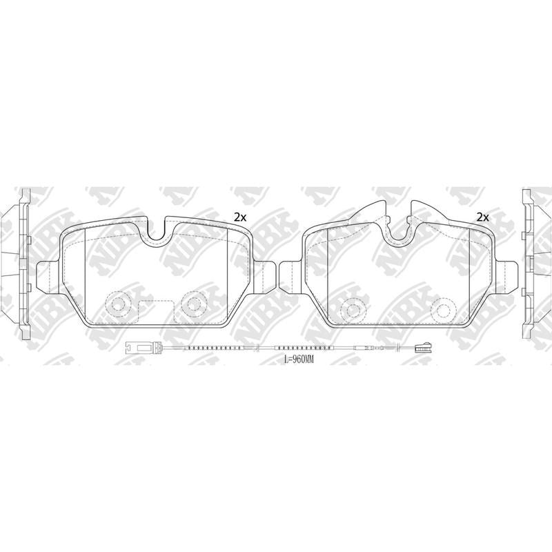 NIBK Pads PN0070
