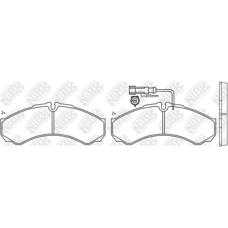 NIBK Pads PN0073W