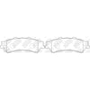 NIBK Pads PN0076