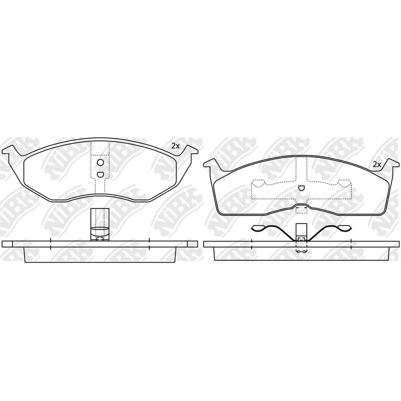 NIBK Pads PN0110