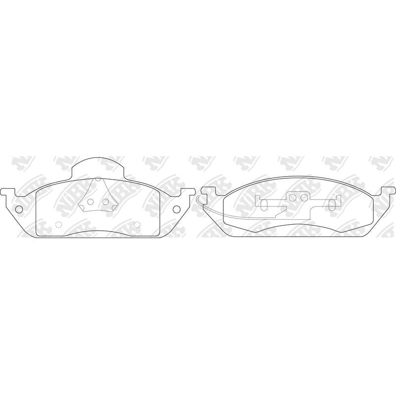 NIBK Pads PN0116