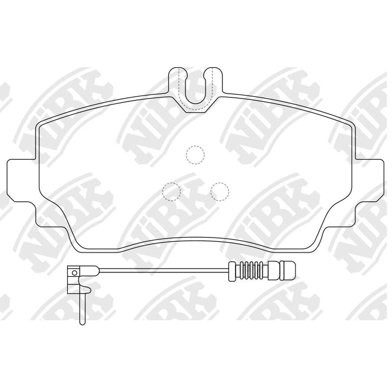 NIBK Pads PN0124W
