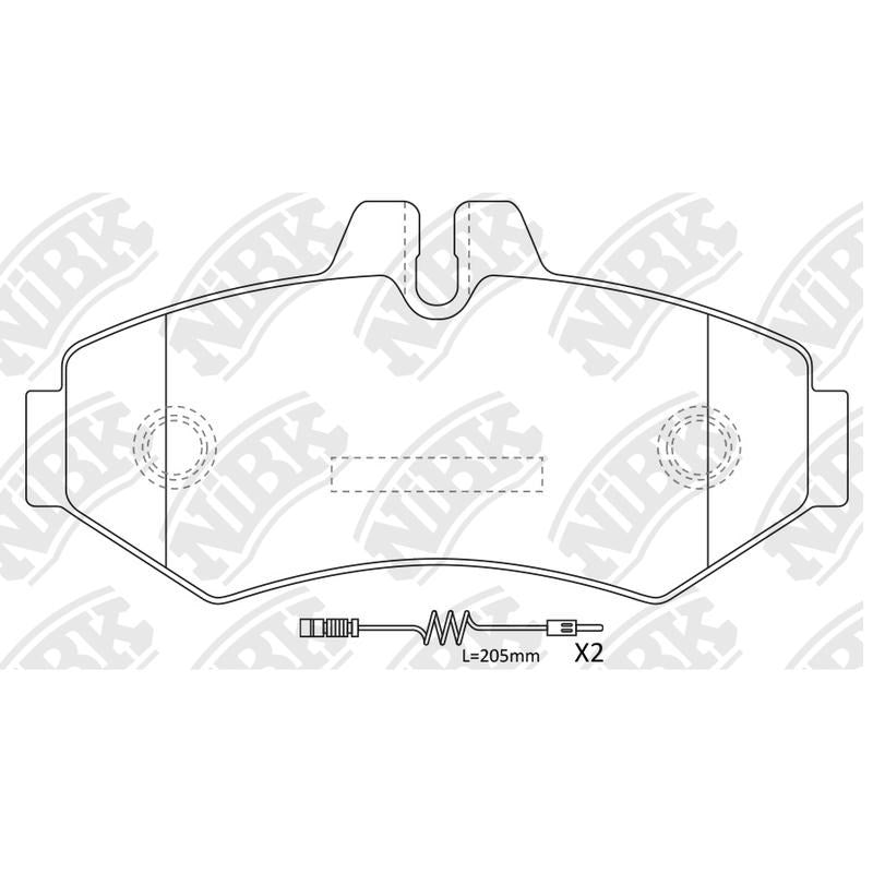 NIBK Pads PN0135W