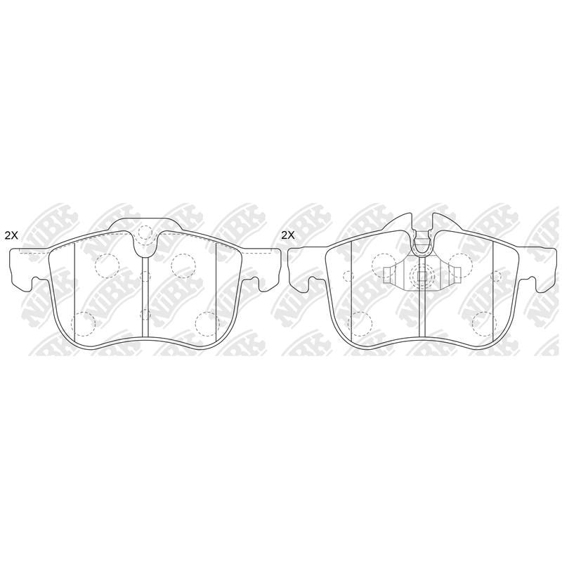 NIBK Pads PN0153