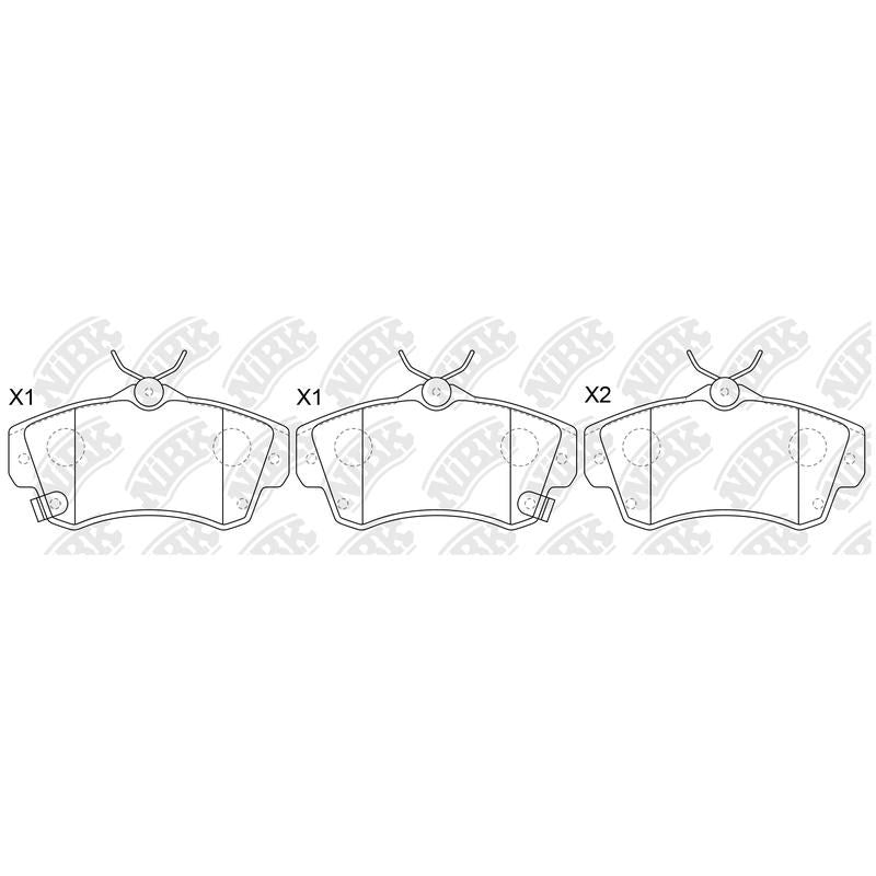 NIBK Pads PN0154