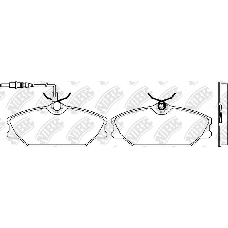 NIBK Pads PN0155