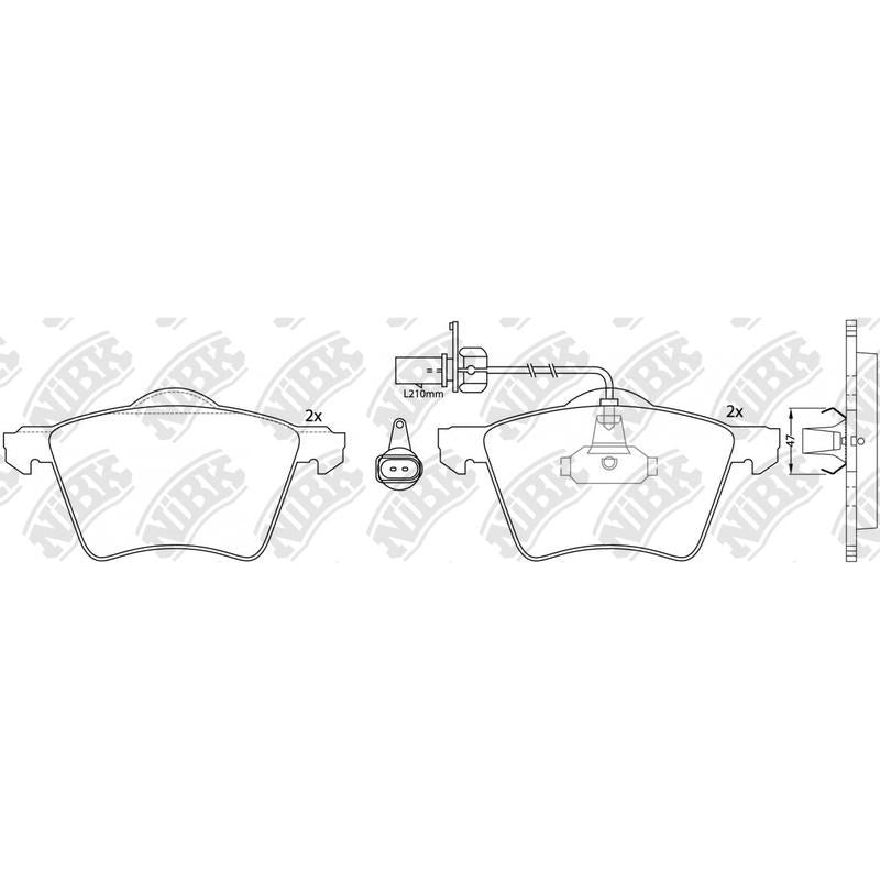 NIBK Pads PN0158