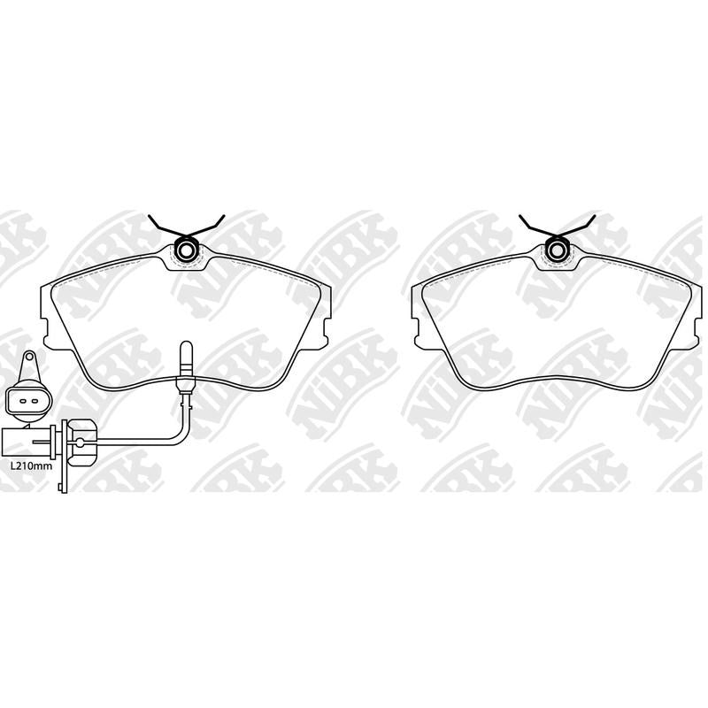 NIBK Pads PN0160W