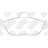 NIBK Pads PN0167