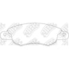 NIBK Pads PN0185W