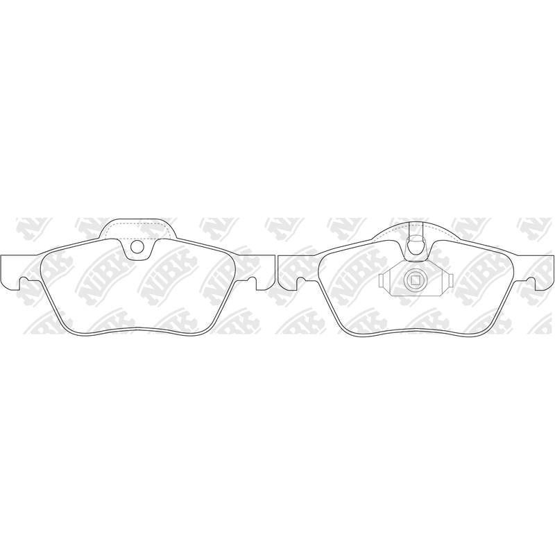 NIBK Pads PN0186W