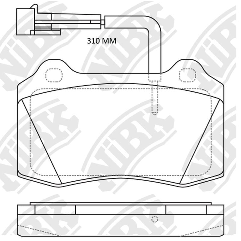 NIBK Pads PN0202W