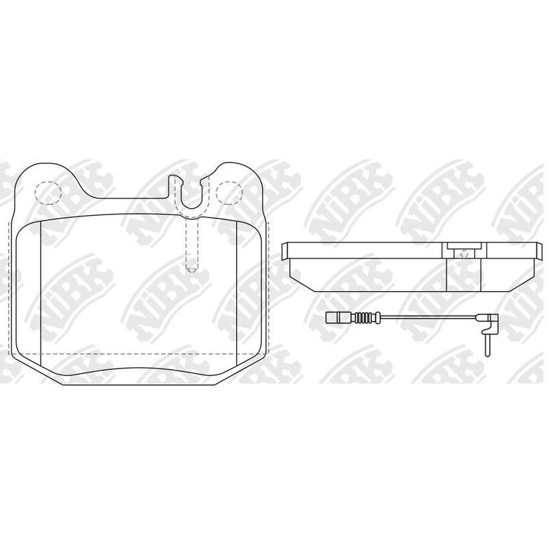 NIBK Pads PN0203W