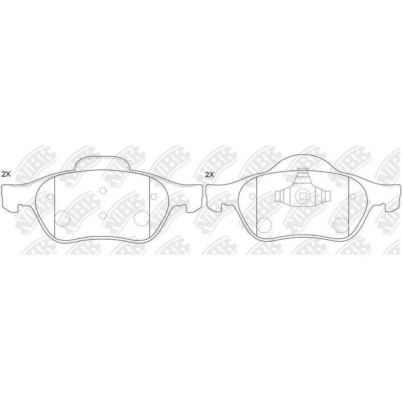 NIBK Pads PN0204