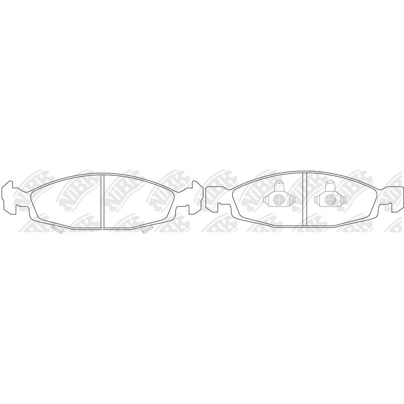 NIBK Pads PN0208
