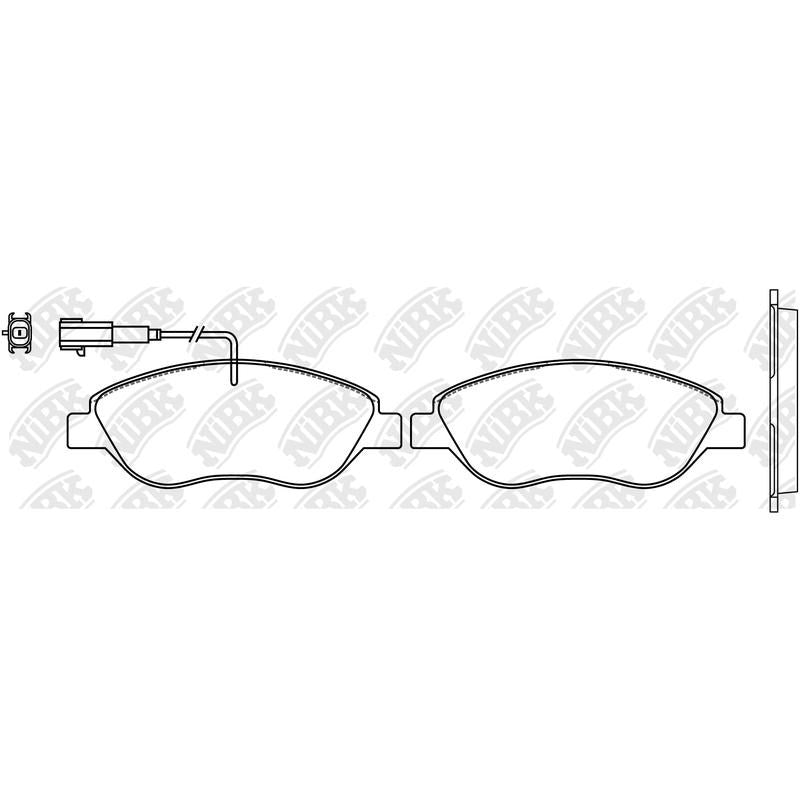 NIBK Pads PN0209W