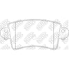 NIBK Pads PN0216