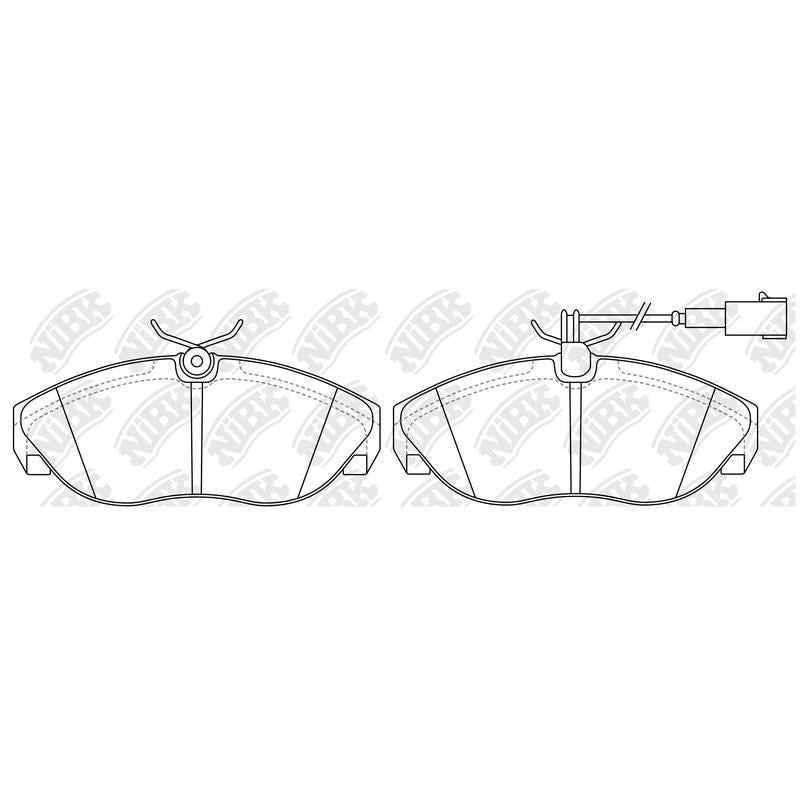 NIBK Pads PN0218W