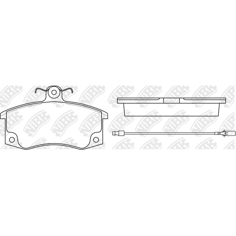 NIBK Pads PN0223W