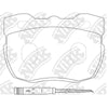 NIBK Pads PN0238W