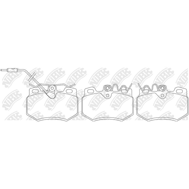 NIBK Pads PN0248W