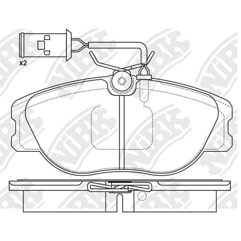 NIBK Pads PN0256