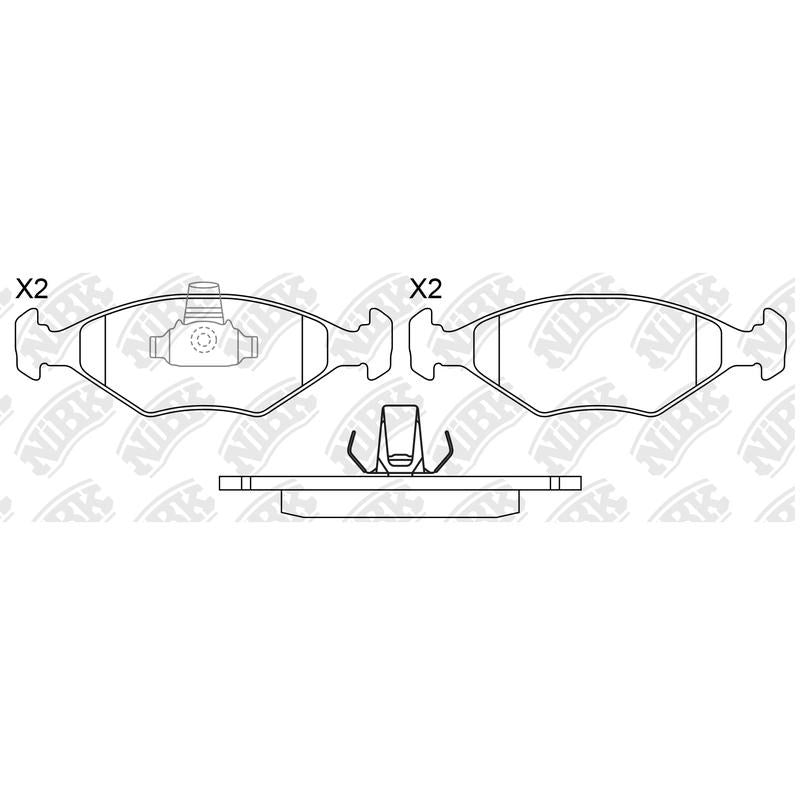 NIBK Pads PN0268