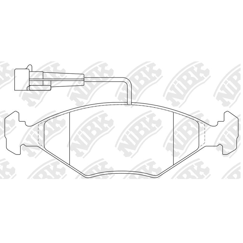 NIBK Pads PN0268W