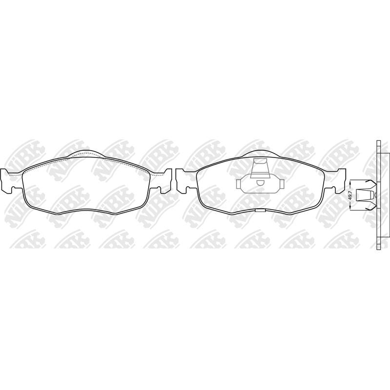 NIBK Pads PN0277