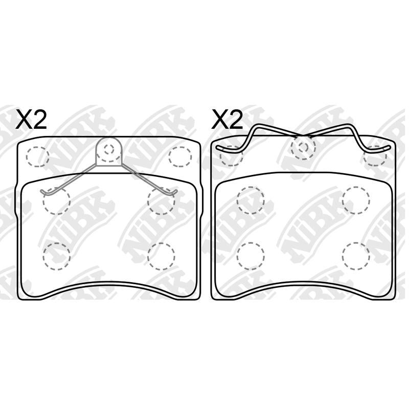 NIBK Pads PN0278