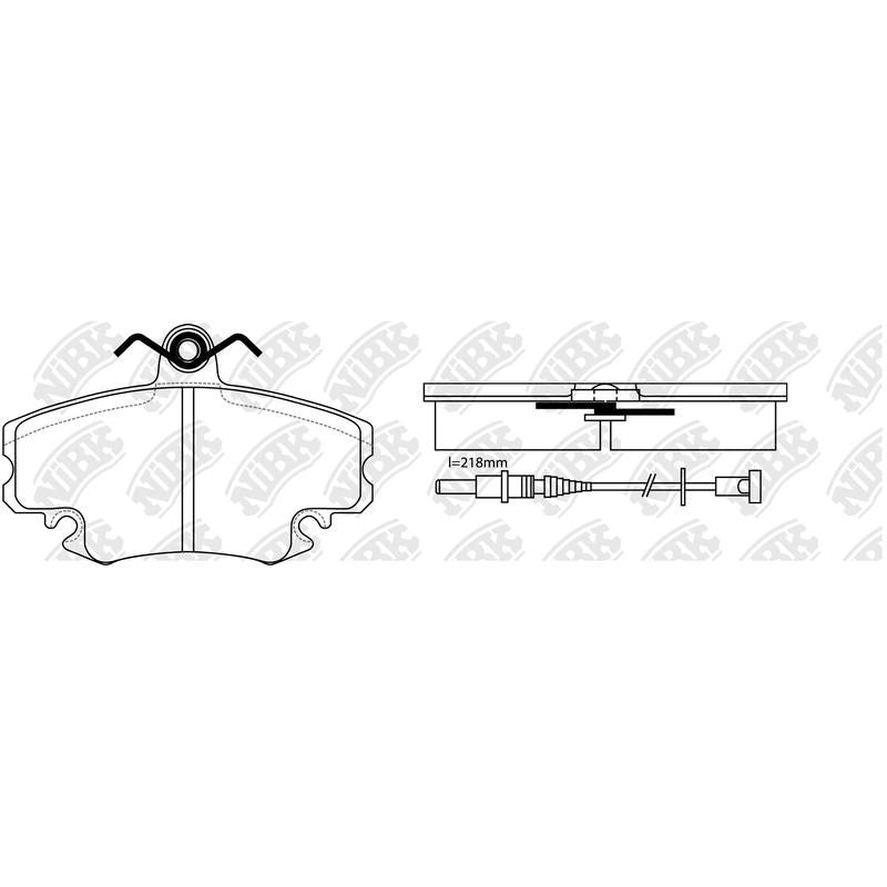 NIBK Pads PN0284W