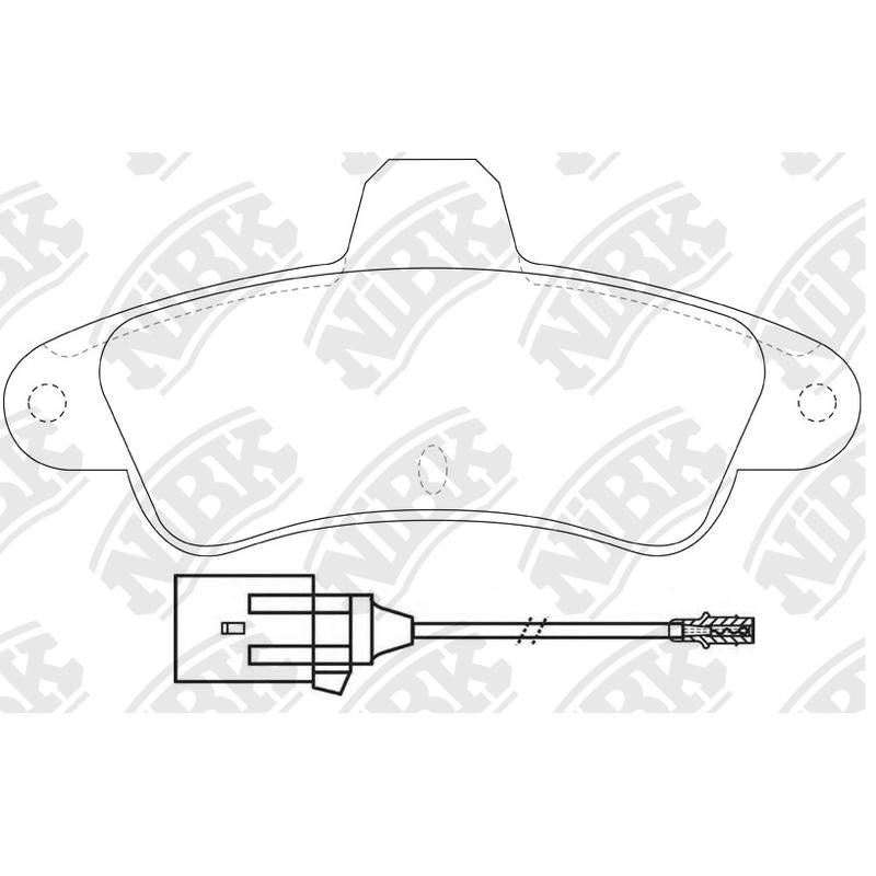 NIBK Pads PN0288W