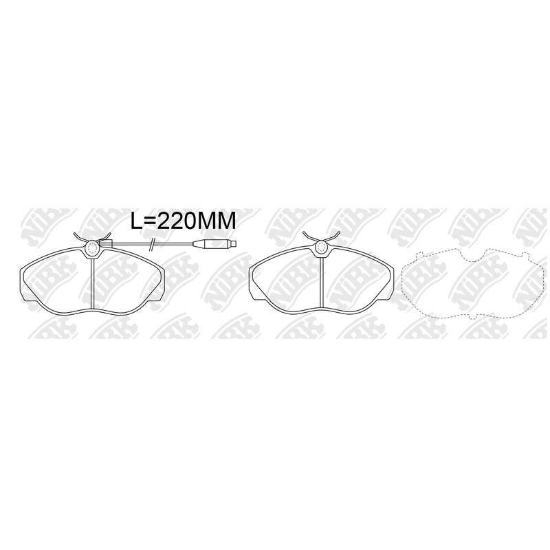 NIBK Pads PN0290W