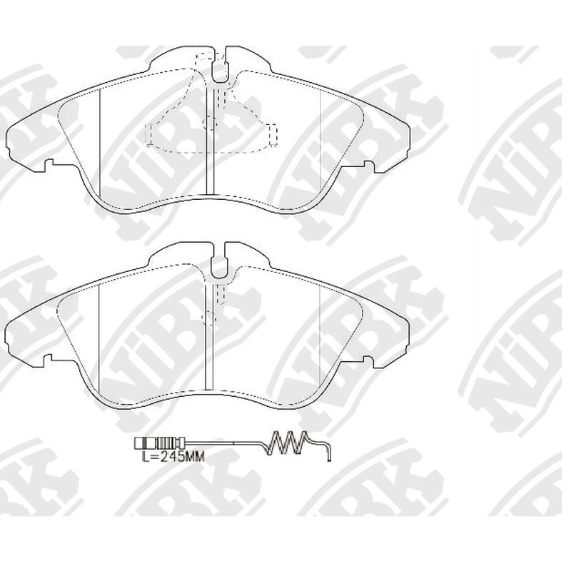 NIBK Pads PN0301W