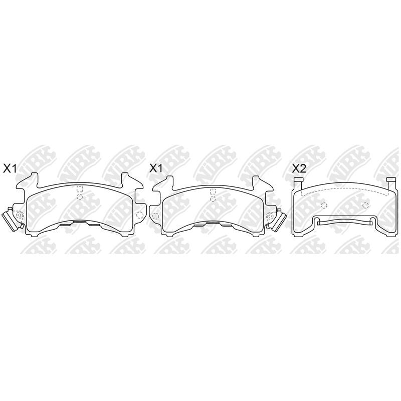 NIBK Pads PN0307